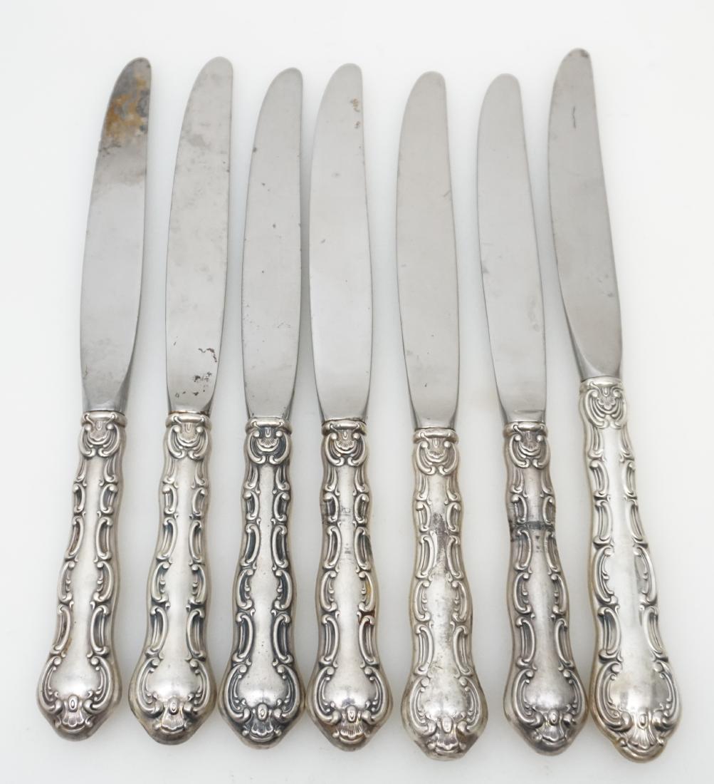 11 STERLING HANDLE LUNCHEON KNIVES (1 of 4)