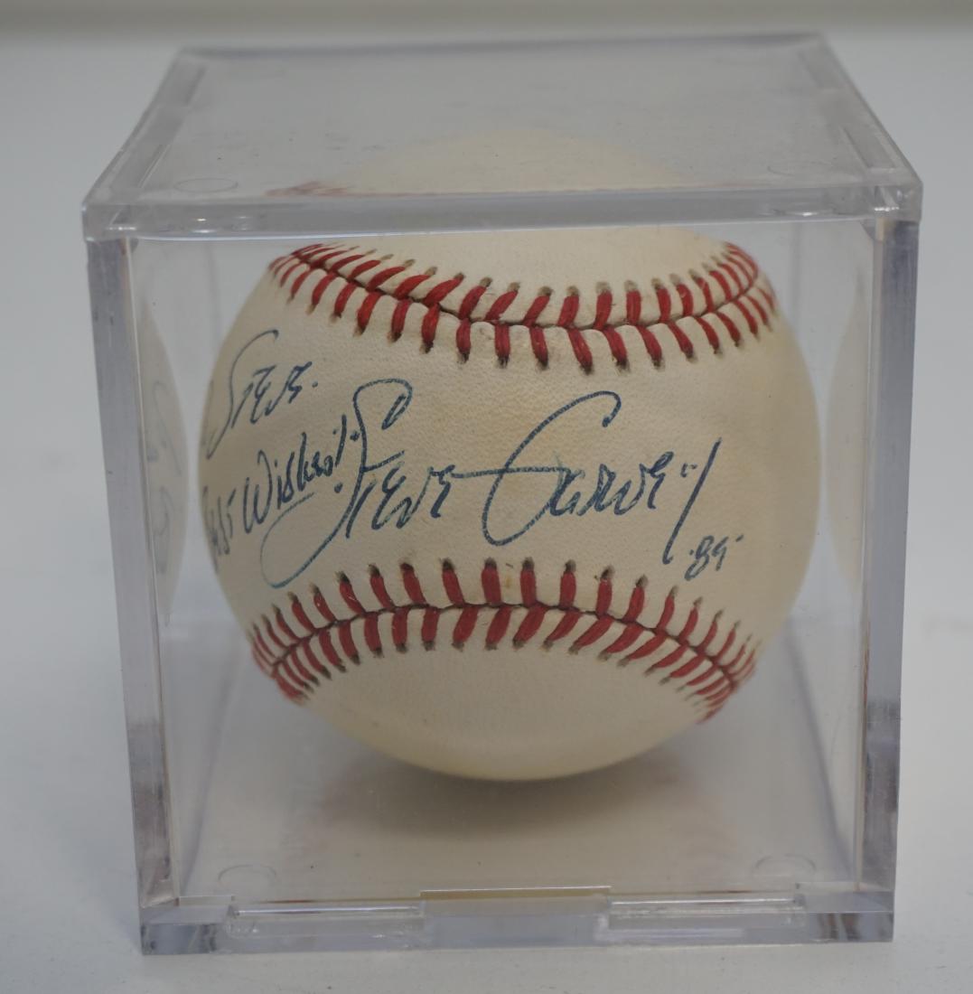 STEVE GARVEY AUTOGRAPHED BASEBALL: Steve Garvey Autographed Rawlings NL Baseball in Plexiglass Display. Steven Patrick Garvey (born December 22, 1948) is an American former professional baseball player. He played in Major League Baseba