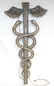 ART PIATT BRUTALIST BRONZE CADUCEUS SCULPTURE