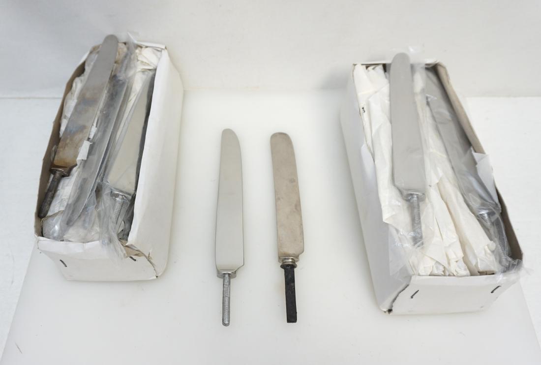 LARGE GROUP REPLACEMENT BLADES: Large lot of replacement Blades. for Sterling Handle Knives. Weight 6 pds. PROVENANCE: A Private Charleston SC Estate.