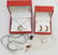 6 PC EMERALD + PEARL NECKLACE RING EARRINGS +