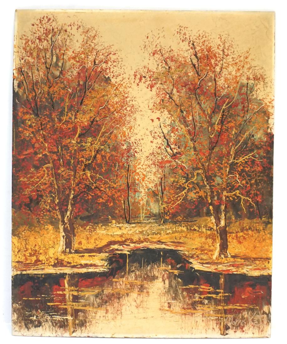 MORRIS KATZ IMPASTO OIL AUTUMN (1 of 11)