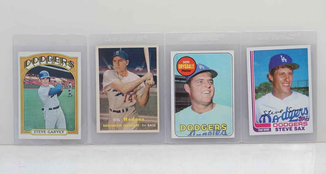 4 VTG TOPPS DODGERS - DON DRYSDALE - GIL HODGES + (1 of 7)