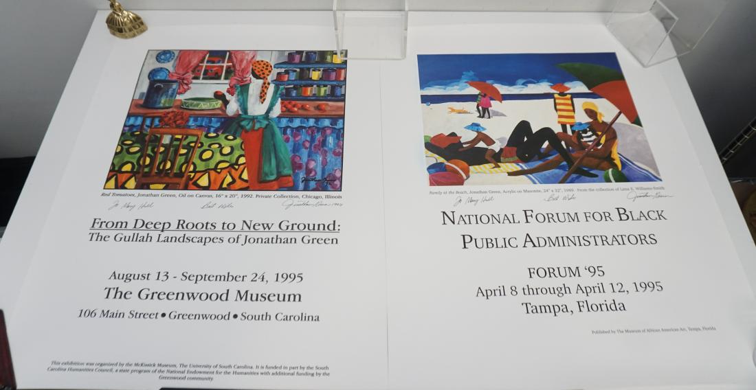 2 JONATHAN GREEN SIGNED POSTERS (1 of 3)