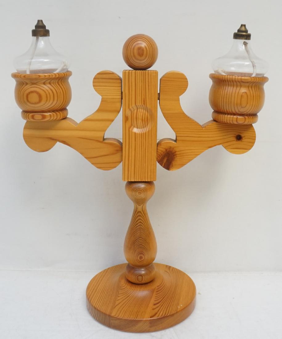 STIG JOHNNSON WOOD CANDELABRA (1 of 8)