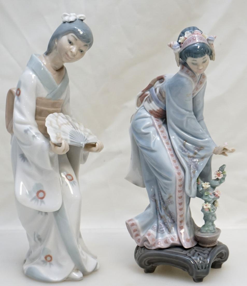 2 LLADRO + NAO GEISHA FIGURINES (1 of 17)