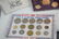 LARGE LOT WORLD COINS & STAMPS - 9