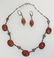 2 pc EDWARDIAN STERLING CARNELIAN
