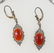 2 pc EDWARDIAN STERLING CARNELIAN - 2