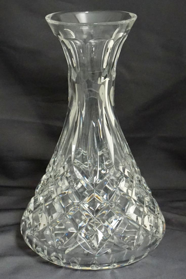 WATERFORD LISMORE CARAFE: Lismore Carafe perfect for Red Wine. Intricately detailed with the pattern's signature diamond and wedge cuts, the Lismore Carafe epitomizes full-bodied elegance. Wine blossoms when it can breath, whi