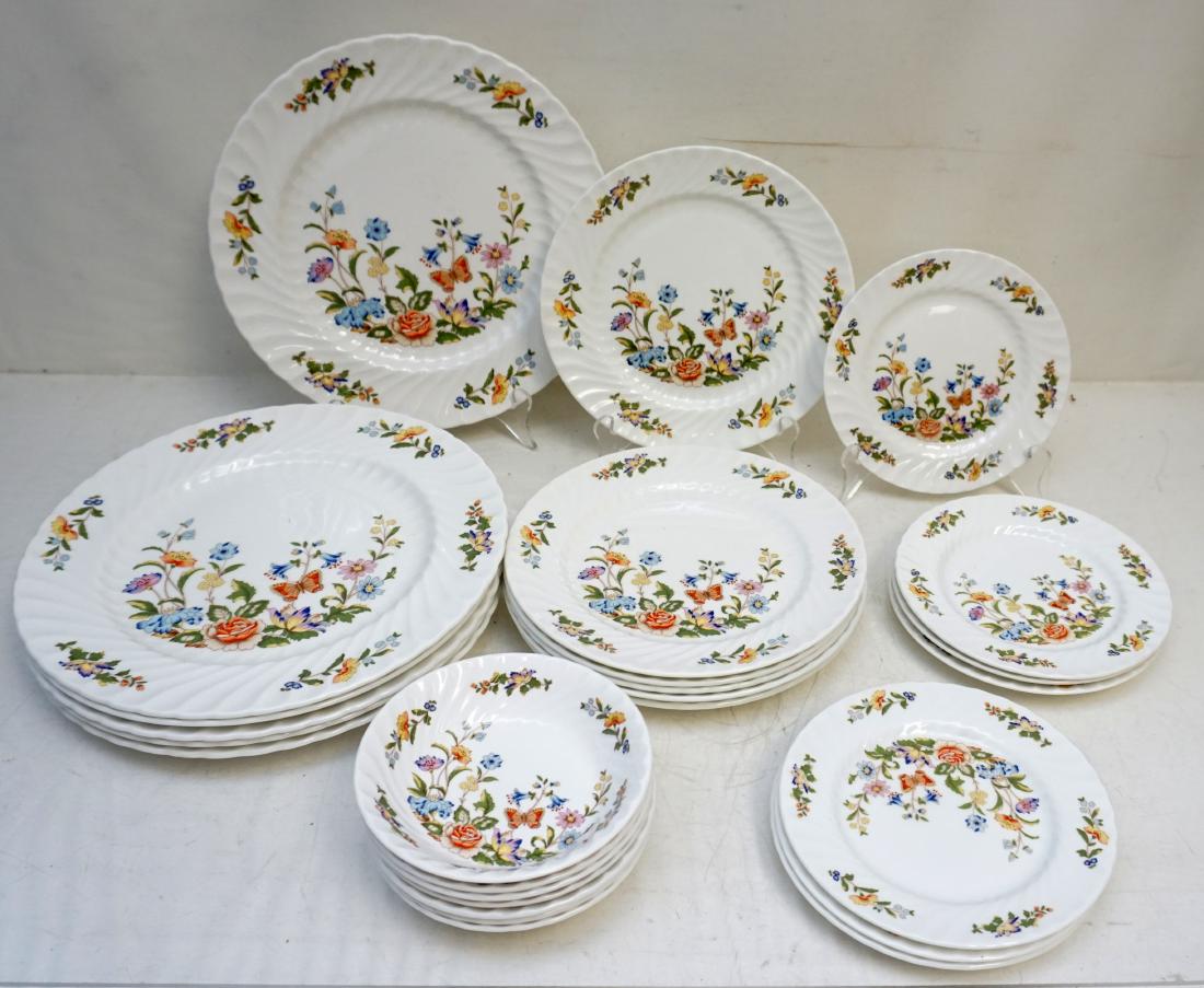26 pc COTTAGE GARDEN ANSLEY CHINA (1 of 11)