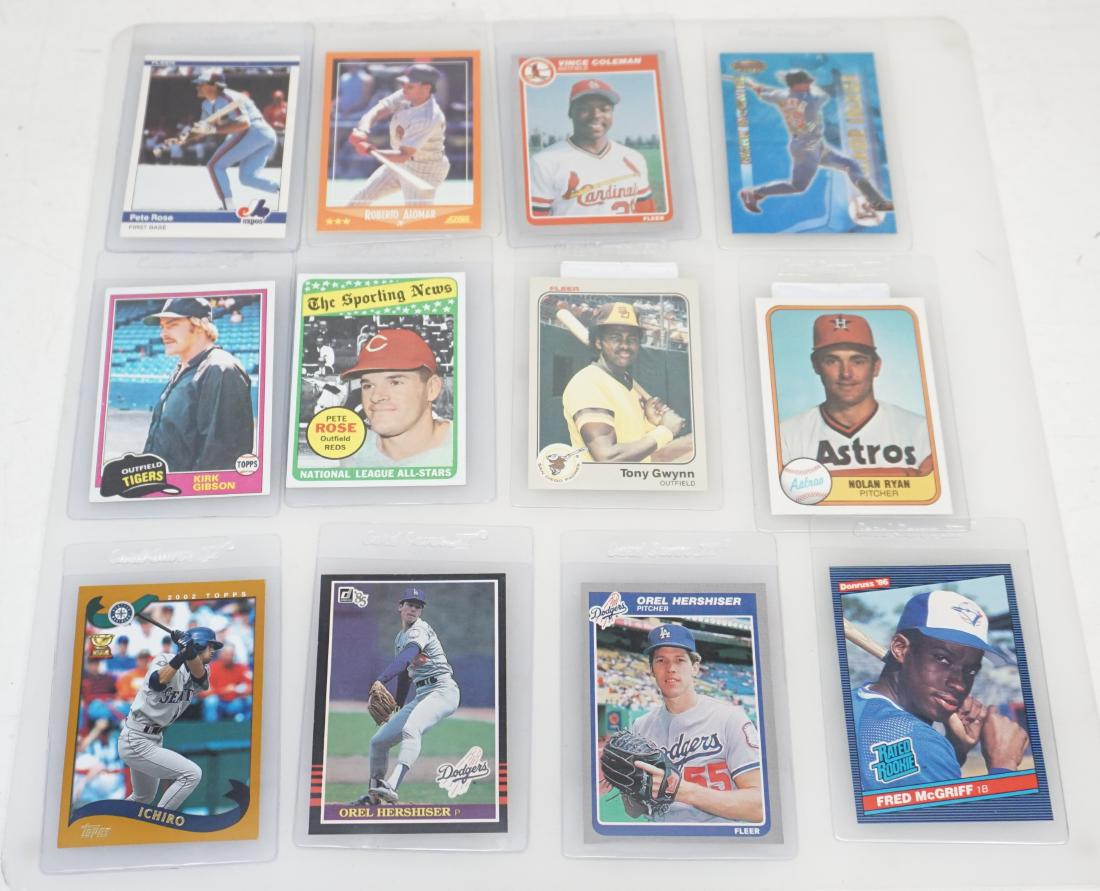 12 VTG BASEBALL CARDS - NOLAN RYAN + (1 of 11)
