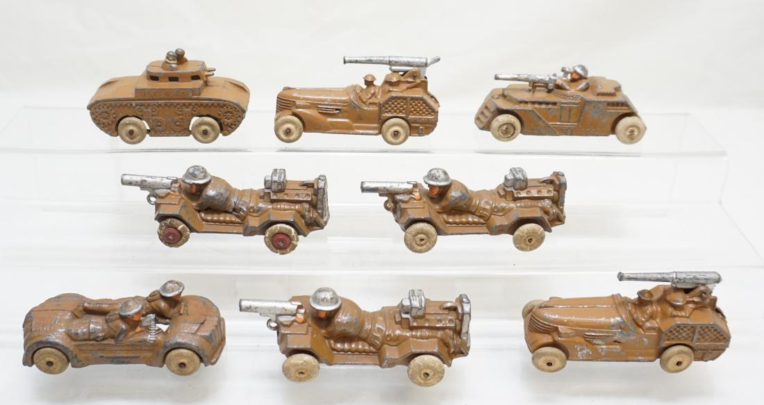 8 VINTAGE BARCLAY MANOIL LEAD VEHICLES (1 of 13)