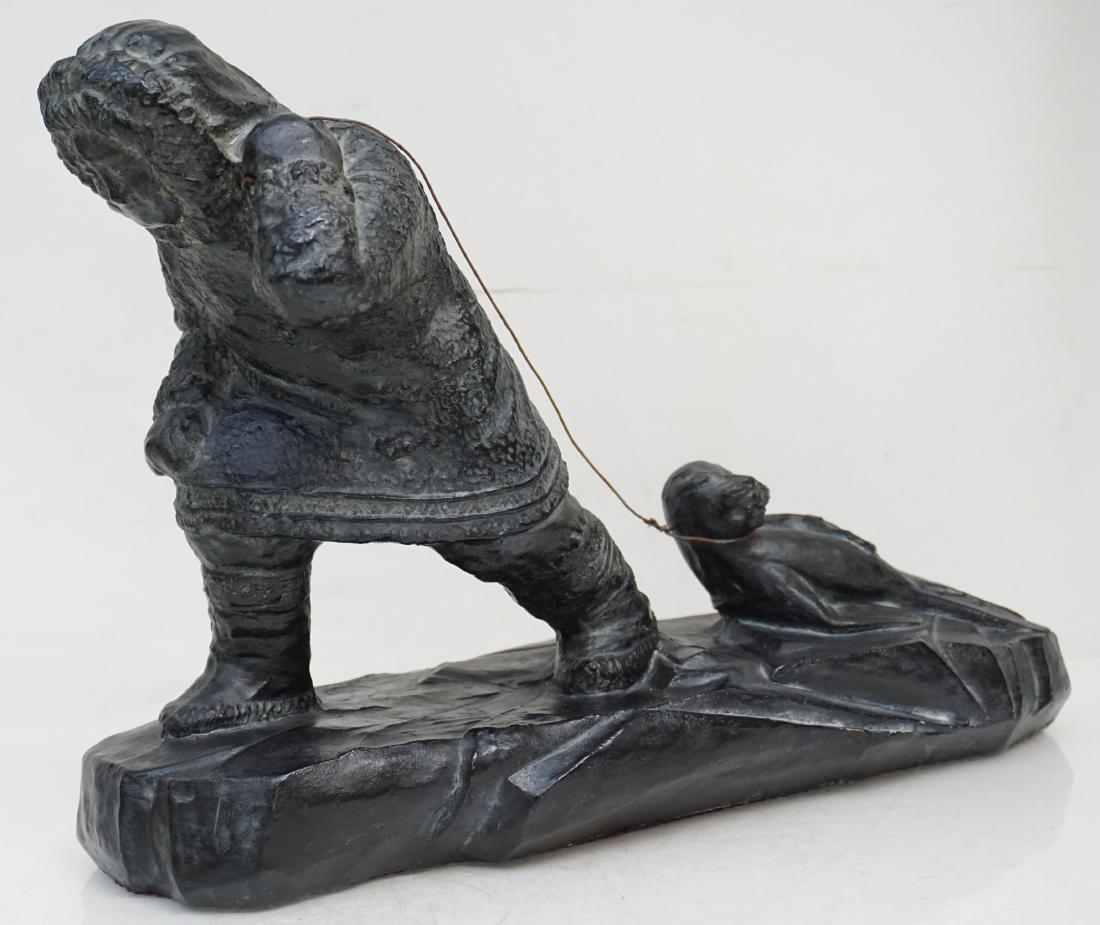 INUIT HUNTER SCULPTURE (1 of 9)