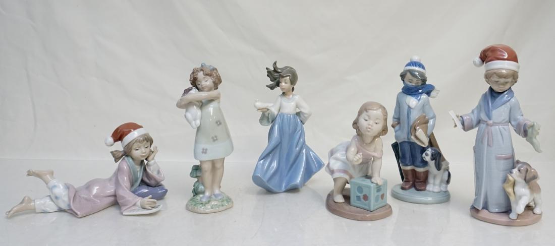 6 PORCELAIN LLADRO CHILDREN (1 of 12)