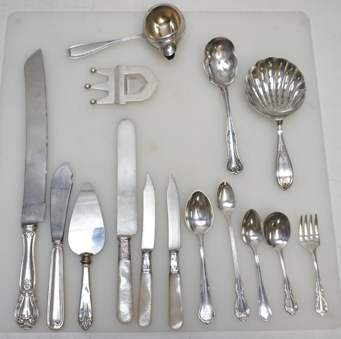 15 PC STERLING + SILVERPLATE (1 of 8)