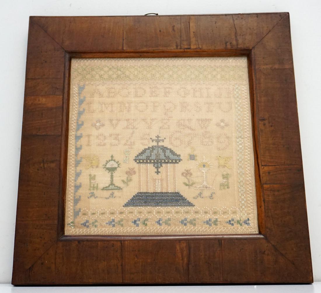19TH CENTURY SCHOOLGIRL SAMPLER (1 of 7)