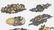 14 ANTIQUE BRONZE GILT JAPANESE MENUKI - 5