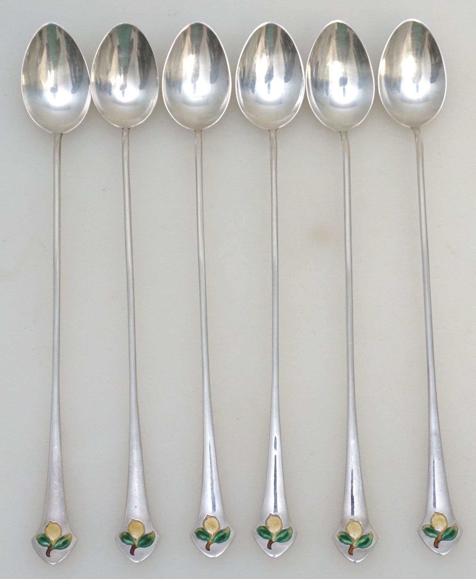 6 STERLING SILVER LEMONADE / ICE TEA SPOONS Oct 27, 2019 Charleston