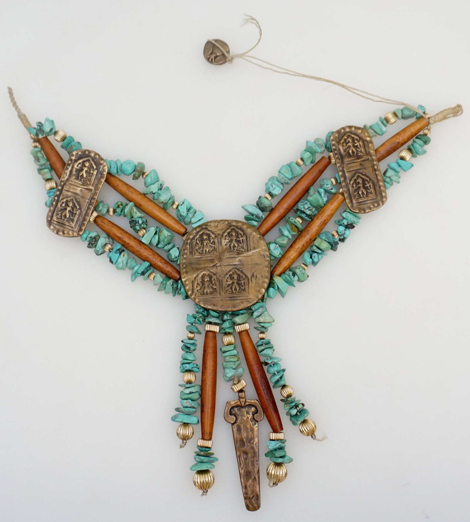 MARY & DOUG HANCOCK TURQUOISE NECKLACE (1 of 5)