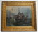 19th c OYSTER BOATS OIL ON CANVAS
