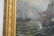 19th c OYSTER BOATS OIL ON CANVAS - 8