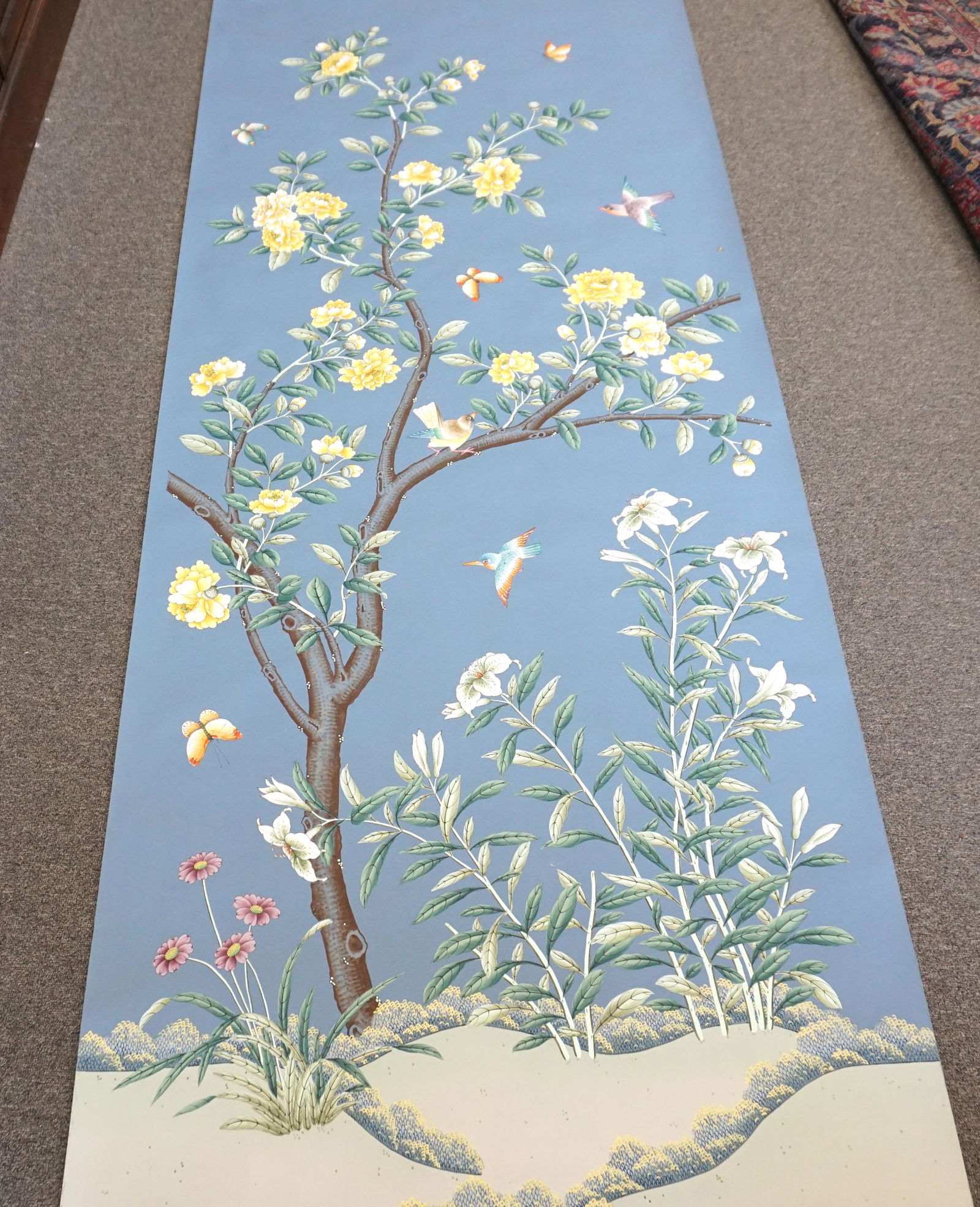 GRACIE 10 FT HAND PAINTED WALLPAPER PANEL Oct 27, 2019 Charleston