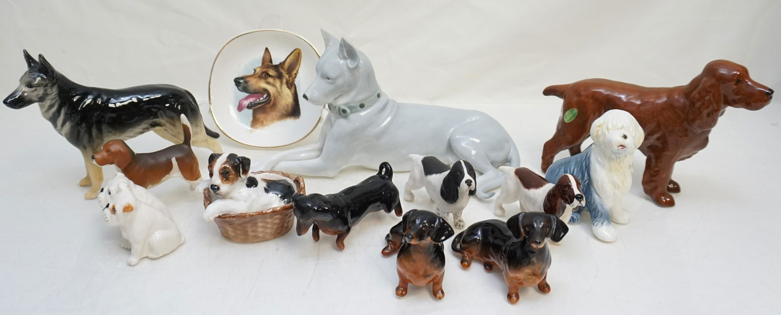 13 PORCELAIN DOGS BESWICK + (1 of 16)