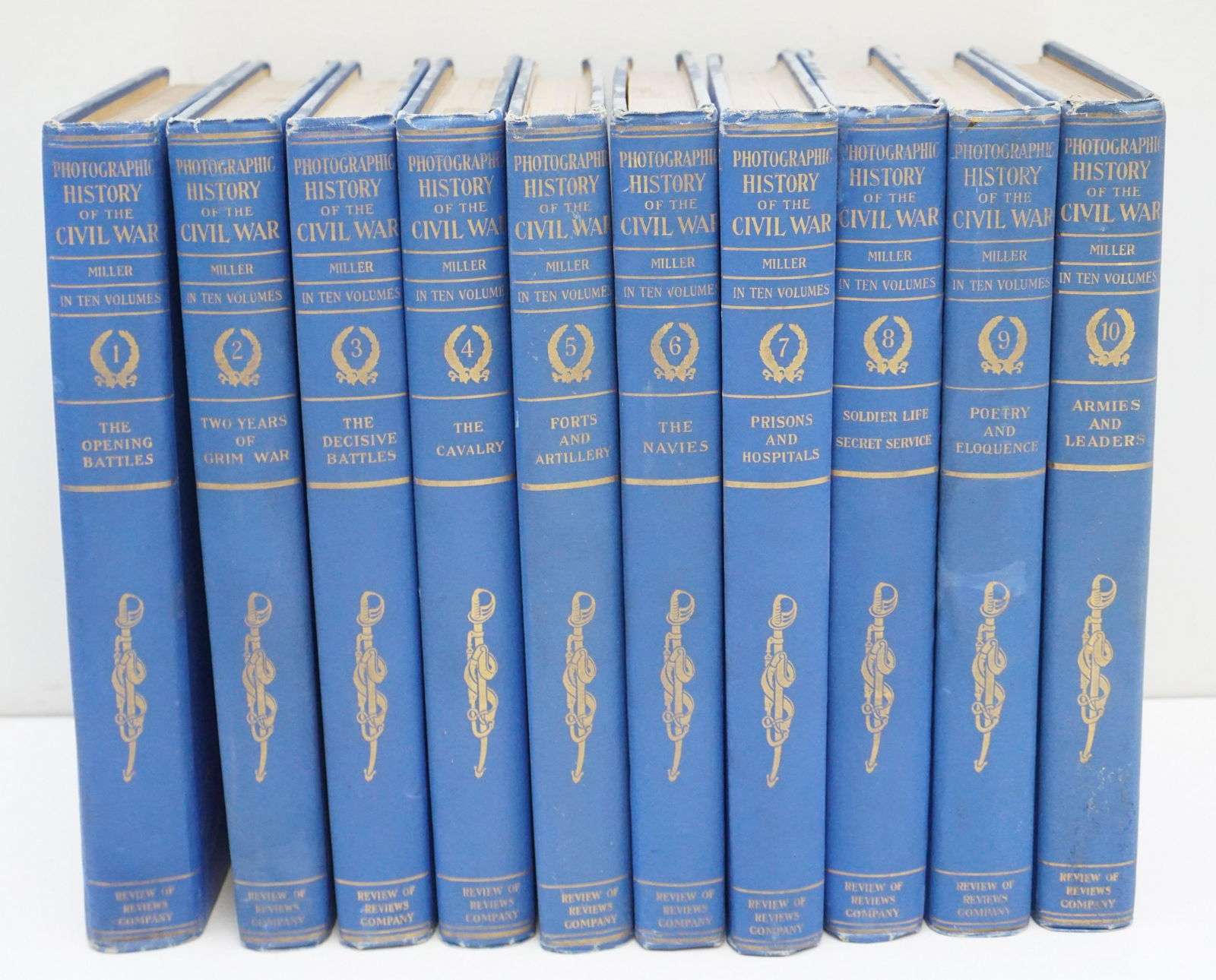 10 VOLUME PHOTOGRAPHIC HISTORY OF THE CIVIL WAR 1911 (1 of 11)