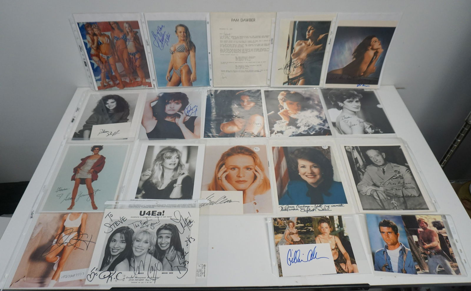 22 AUTOGRAPHS GLENN CLOSE - SIGOURNEY WEAVER + (1 of 15)
