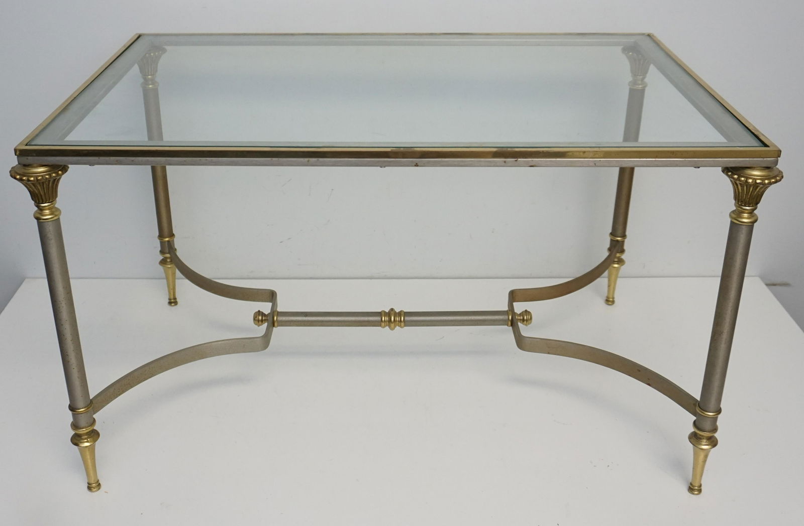 CONTEMPORARY SILVER BRONZE COFFEE TABLE (1 of 10)