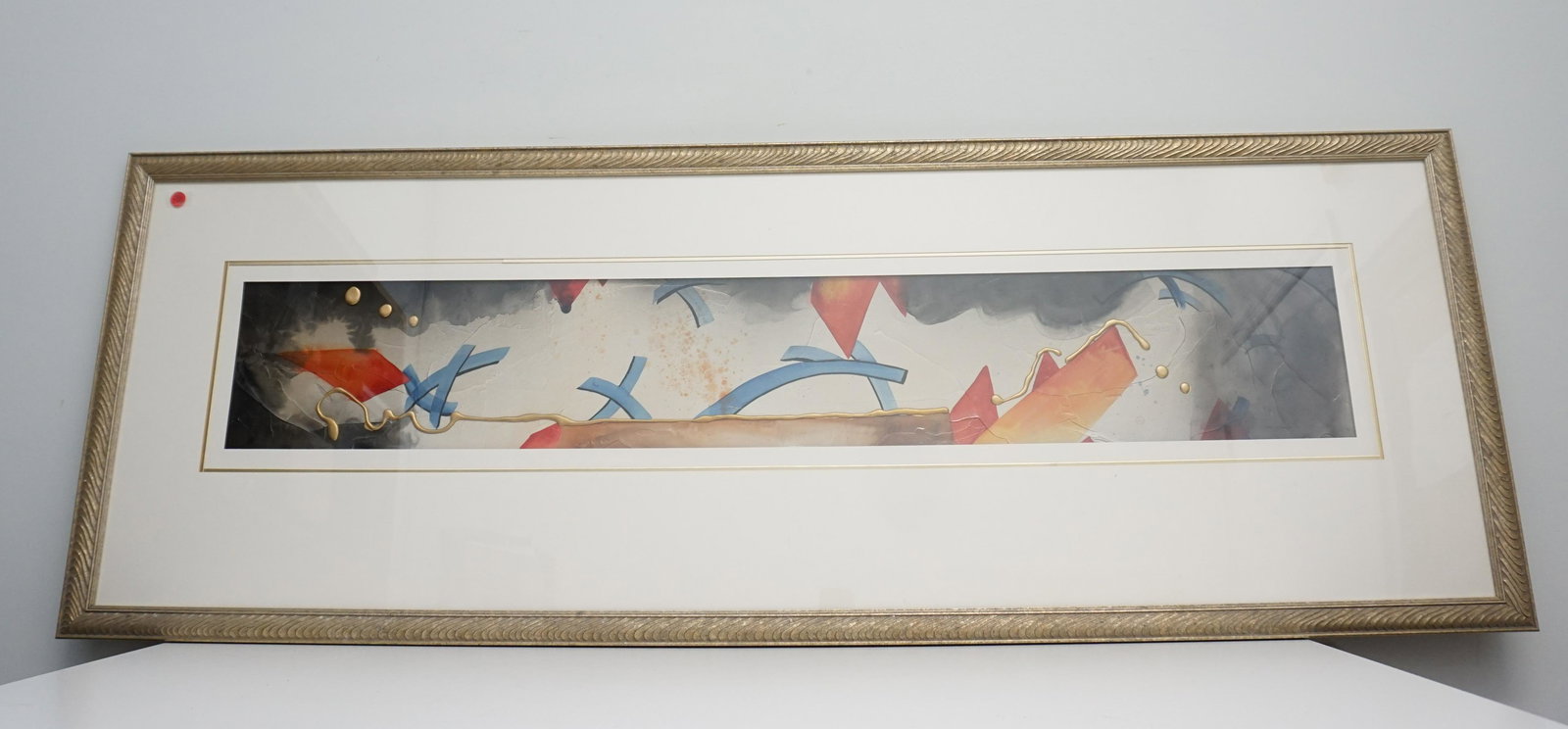 LARGE ACRYLIC ABSTRACT MIXED MEDIA (1 of 9)