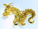 18KT GOLD DRAGON BROOCH (24.30 GRAMS) - 2