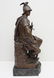 LARGE PAUL DUBOIS (1829-1905) BARBEDIENNE BRONZE - 3