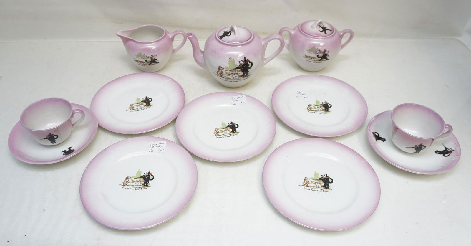 CIRCA 1930 FELIX THE CAT CHINA TEA SET BY Jan 26, 2020