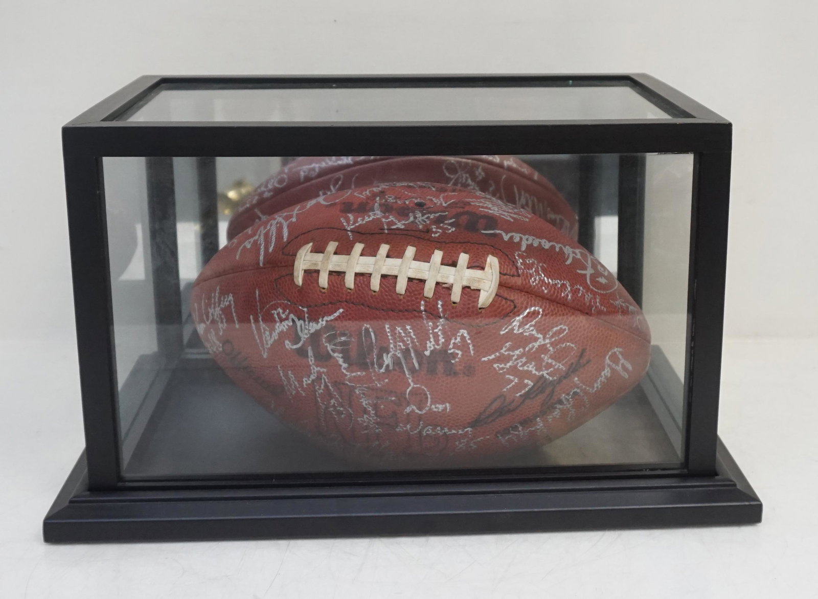 redskins team autographed football