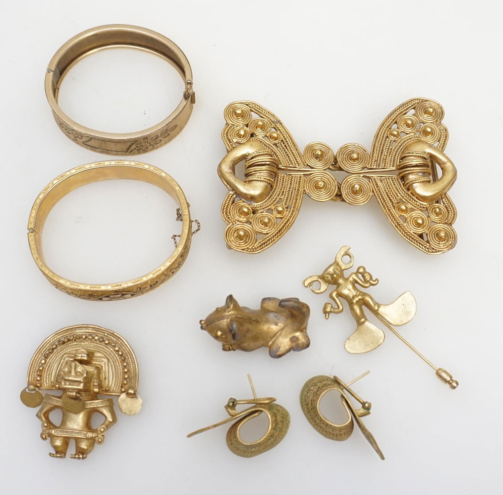 7 PC VICTORIAN + VINTAGE JEWELRY (1 of 9)