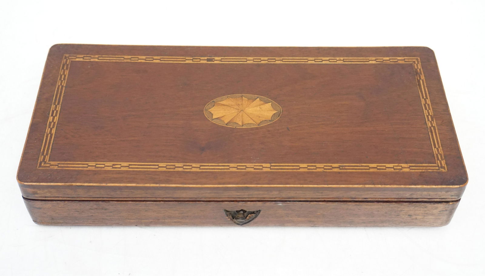 19th c ENGLISH INLAID DRESSER / DESK BOX (1 of 11)