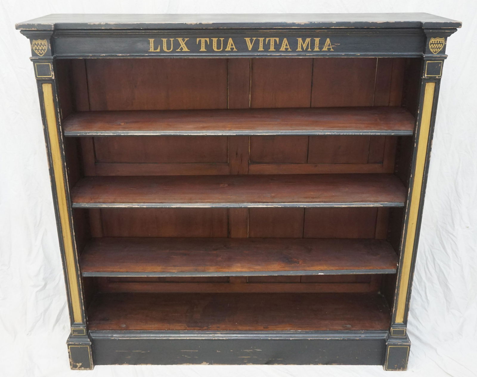 PAINTED ANTIQUE BOOKCASE (1 of 10)