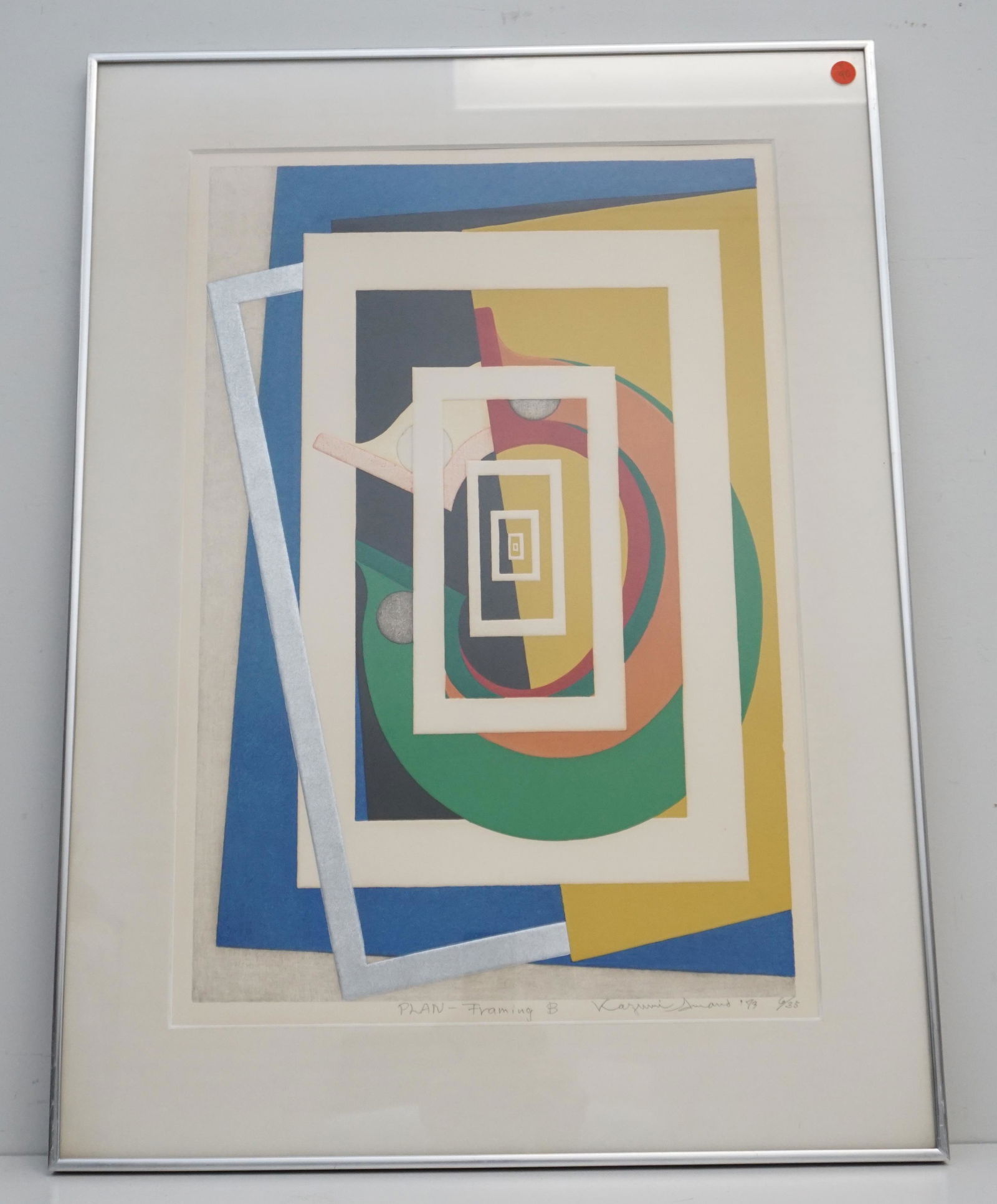 KAZUMI AMANO ABSTRACT WOODBLOCK (1 of 6)