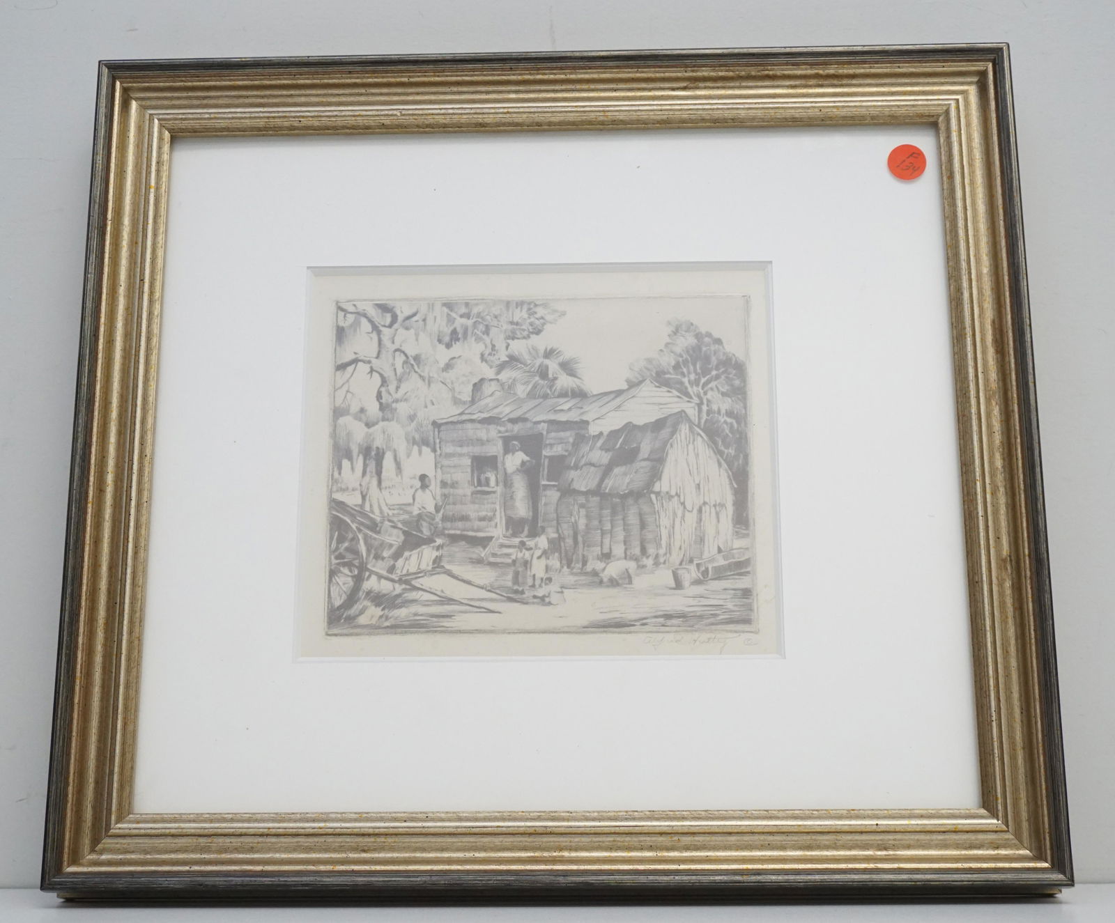 ALFRED HUTTY PRINT A SOUTHERN VILLA I (1 of 7)