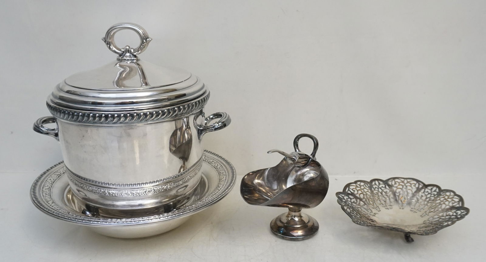 SILVERPLATE ICE BUCKET - BOWL - MORE (1 of 14)