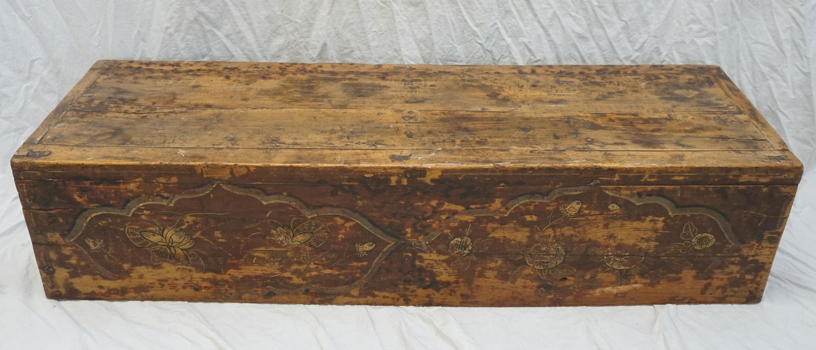 TIBETAN / MONGOLIAN WOOD BENCH (1 of 9)