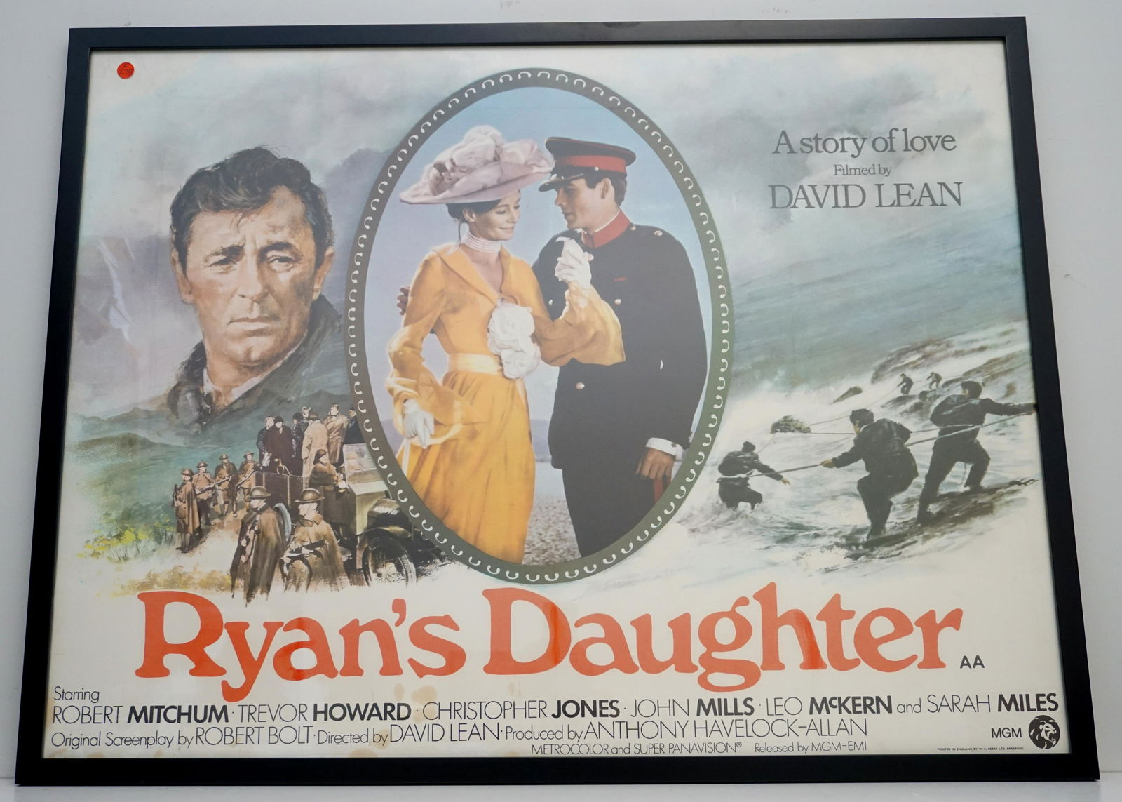 1970 RYAN'S DAUGHTER MOVIE POSTER (1 of 7)