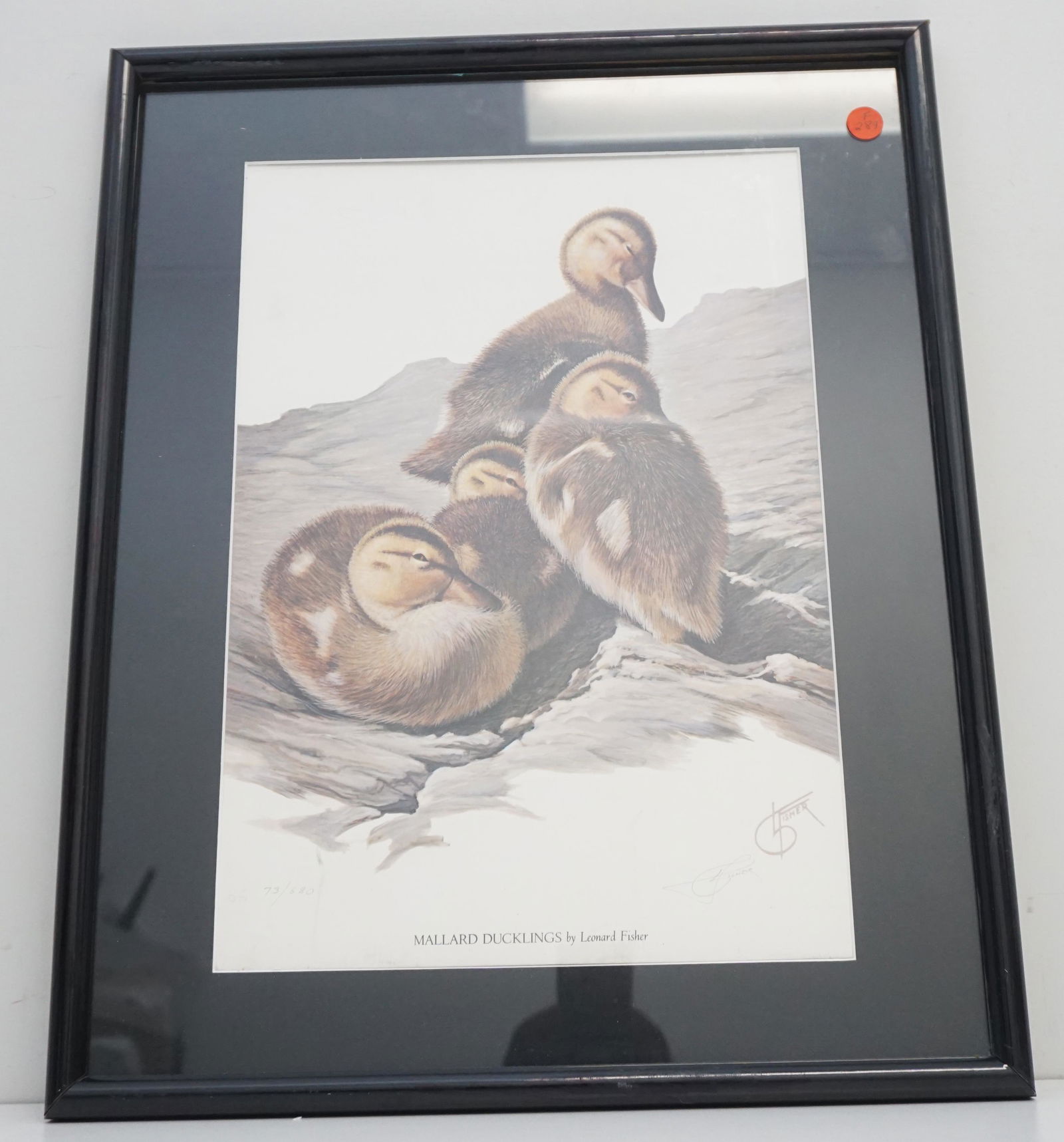 LEONARD FISHER DUCKLINGS LITHO (1 of 4)