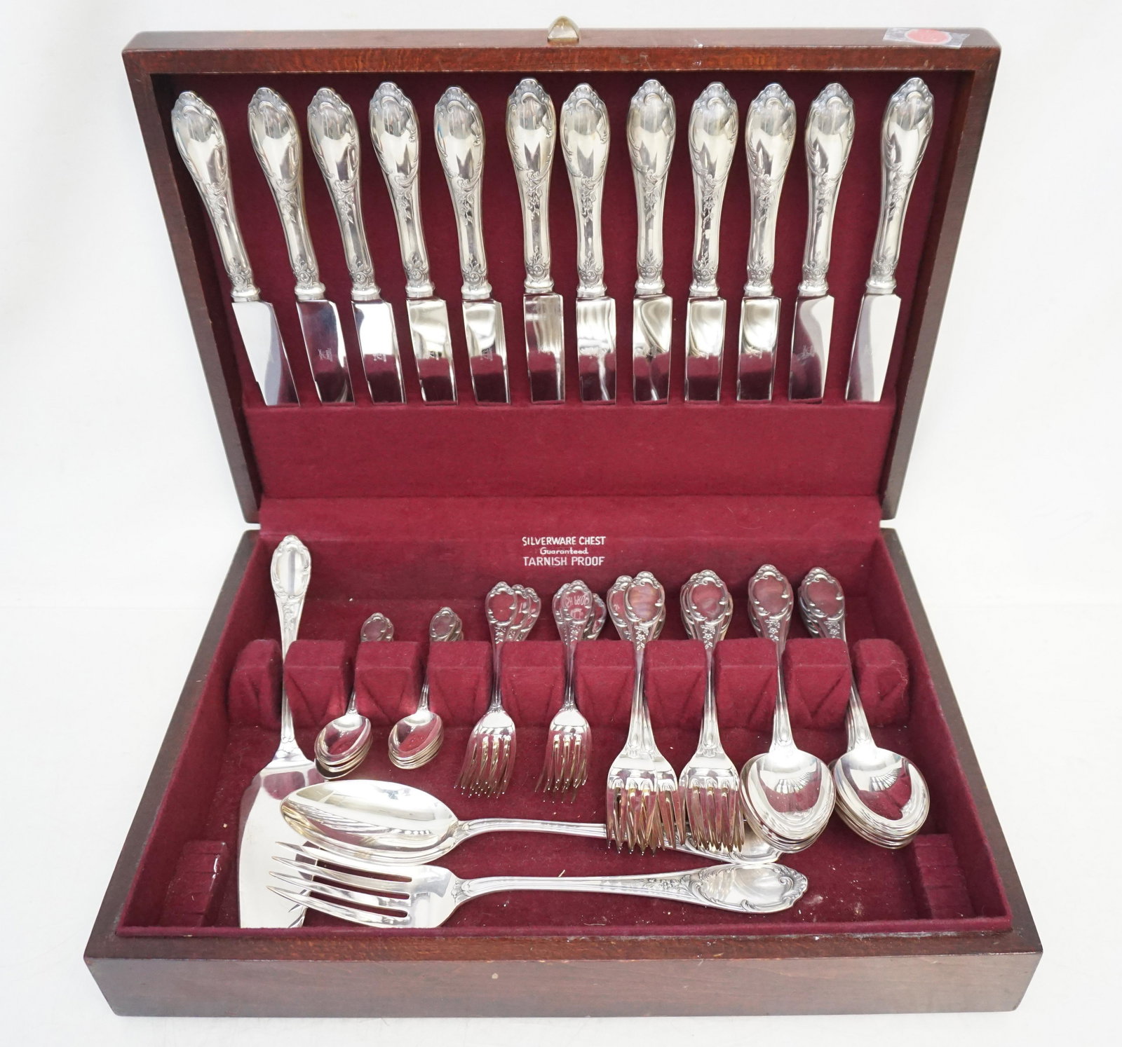 ITALIAN 800 SILVER SERVICE FOR 12: Vintage Italian 800 Silver Service for 12 Plus by Clementi di Giovanni Mantel Co of Bologna, Italy. The company was acquired by the Buccellati group in the 1980's. No monograms. The 63 Piece set consi