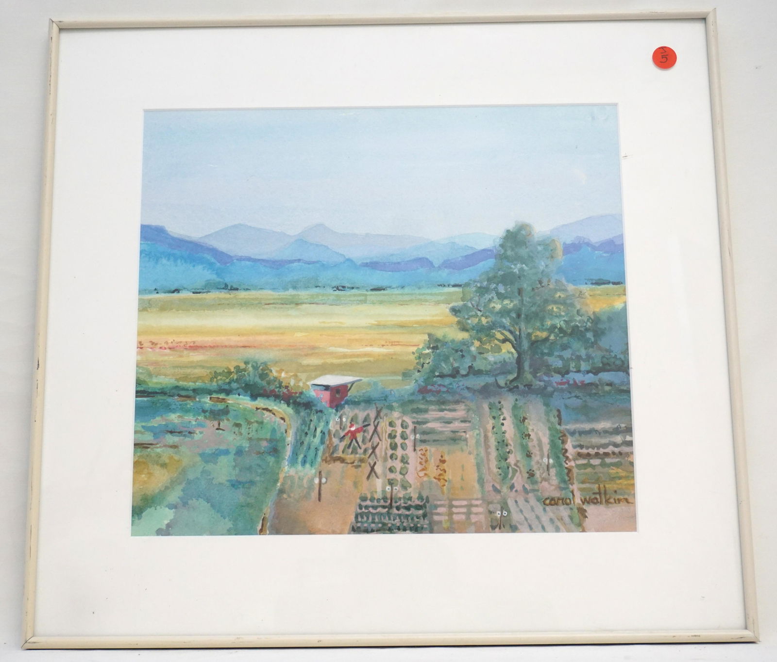 CAROL SNYDER WATKIN (1924-2013) WATERCOLOR (1 of 5)