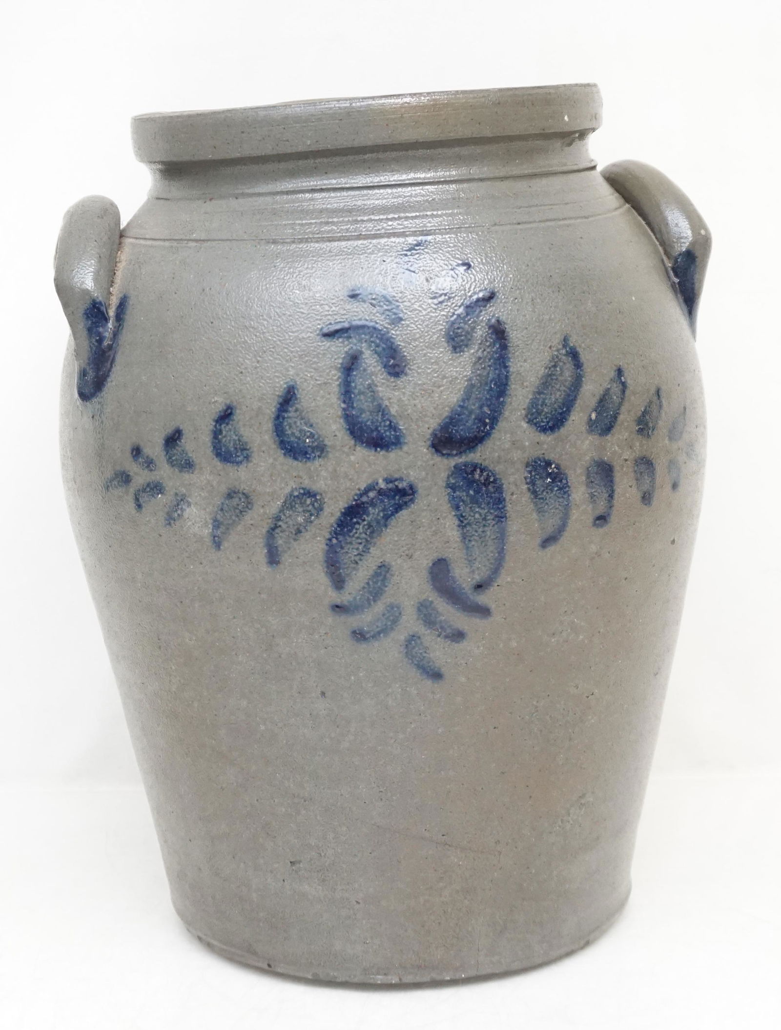 19TH C STONEWARE STORAGE JAR (1 of 9)