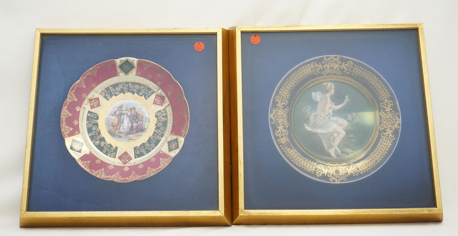 2 FRAMED VICTORIAN PLATES (1 of 7)