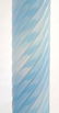 2 TALL BLUE OPALESCENT GLASS GILDED LAMPS - 6